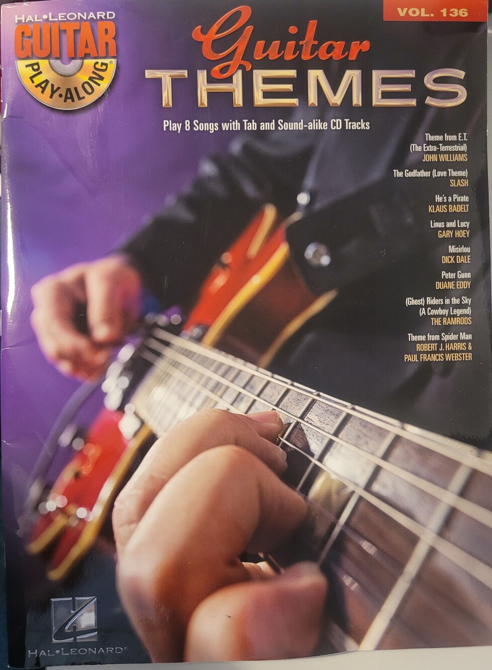 Hal Leonard Guitar Themes Guitar Play-Along Volume 136 Book with CD New